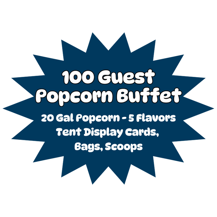 100 Guest Popcorn Buffet